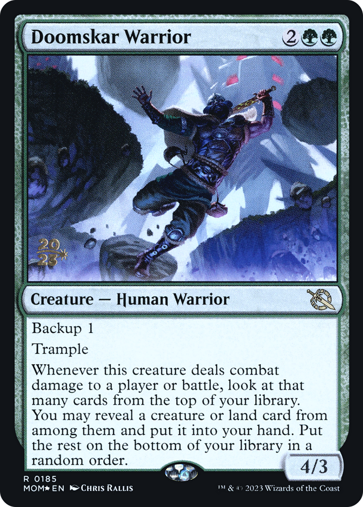 Doomskar Warrior [March of the Machine Prerelease Promos] | Exor Games Truro