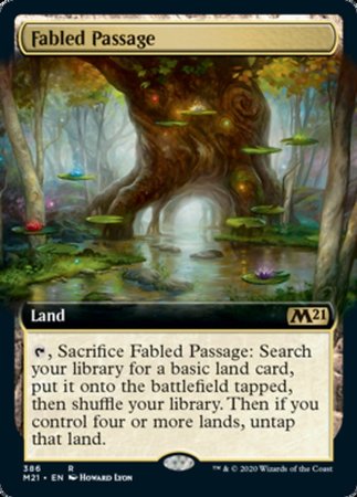 Fabled Passage (Extended Art) [Core Set 2021] | Exor Games Truro