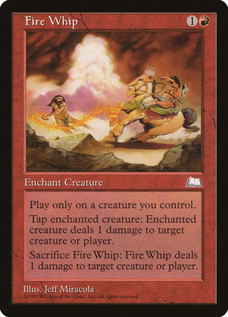 Fire Whip [Weatherlight] | Exor Games Truro