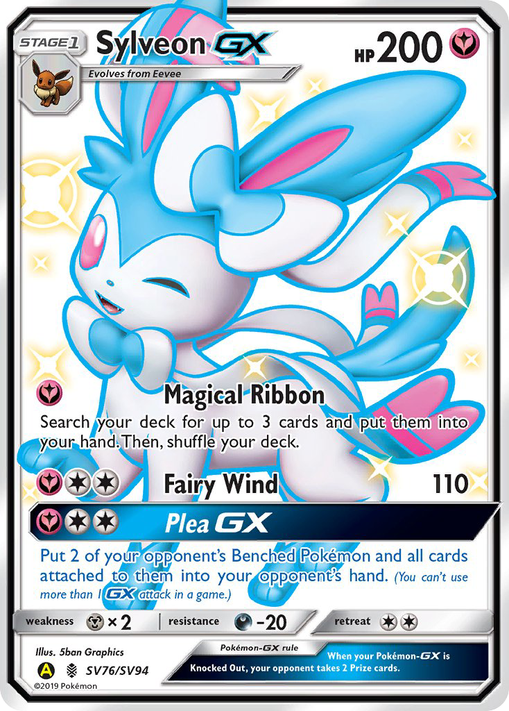 Sylveon GX (SV76/SV94) [Sun & Moon: Hidden Fates - Shiny Vault] | Exor Games Truro