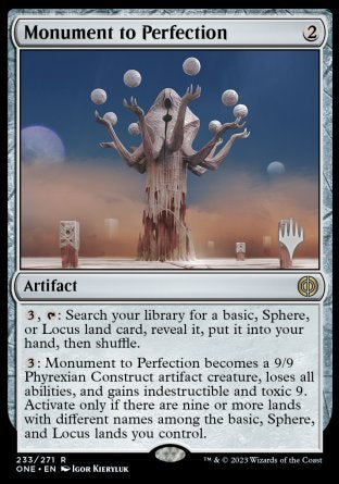 Monument to Perfection (Promo Pack) [Phyrexia: All Will Be One Promos] | Exor Games Truro