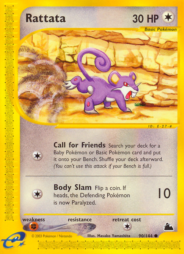 Rattata (90/144) [Skyridge] | Exor Games Truro