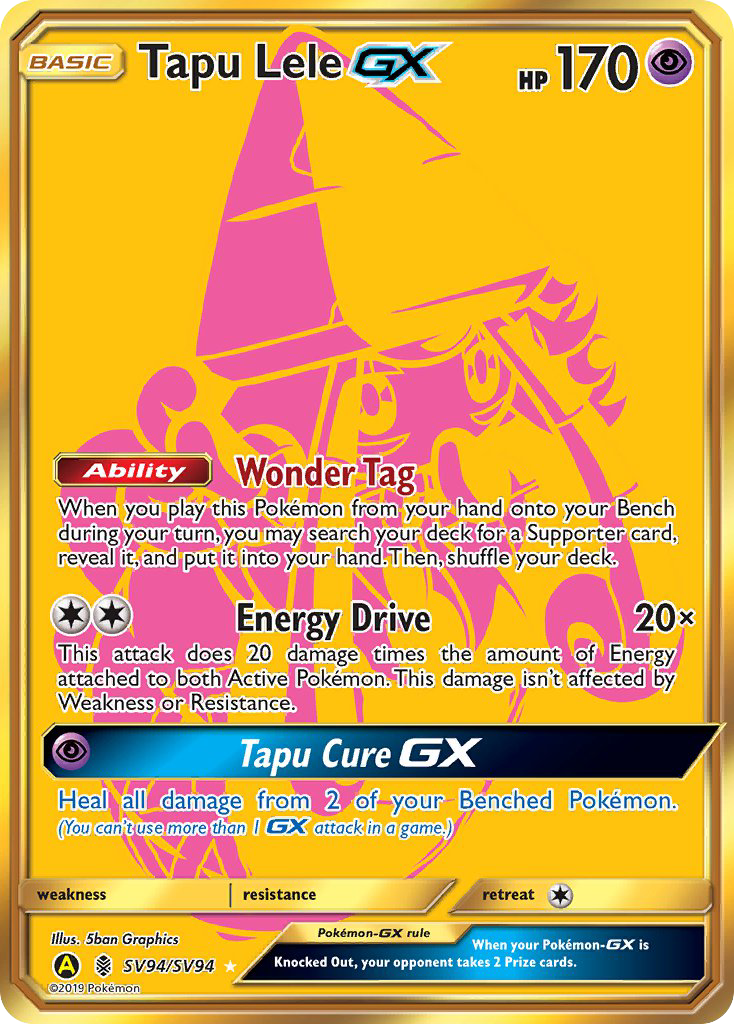 Tapu Lele GX (SV94/SV94) [Sun & Moon: Hidden Fates - Shiny Vault] | Exor Games Truro