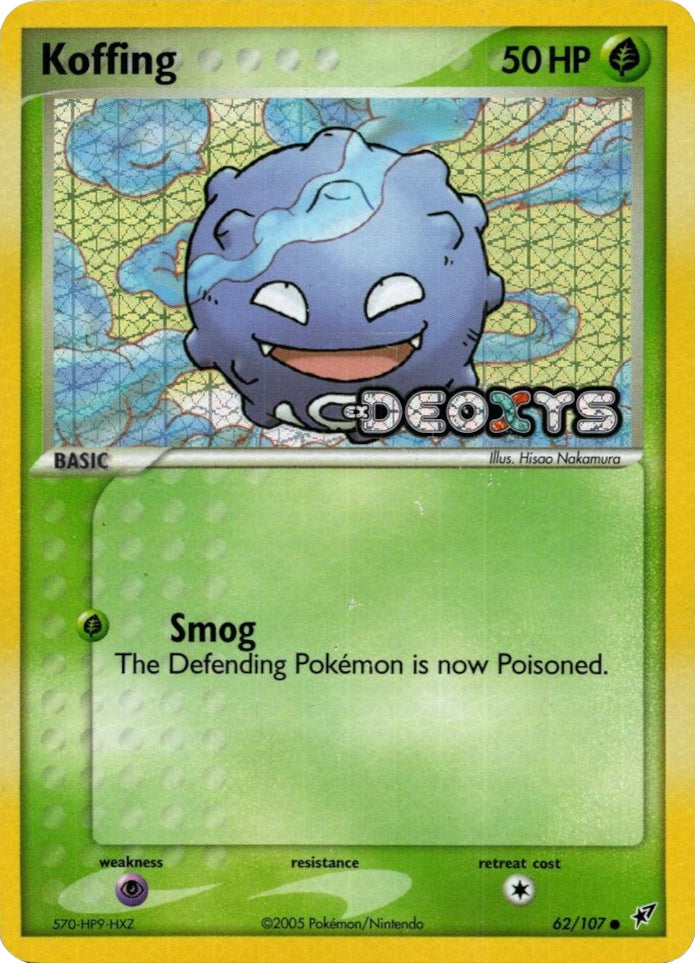 Koffing (62/107) (Stamped) [EX: Deoxys] | Exor Games Truro