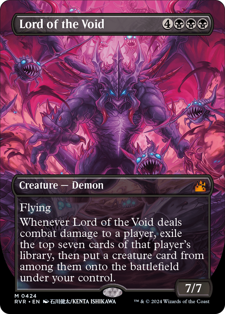 Lord of the Void (Anime Borderless) [Ravnica Remastered] | Exor Games Truro