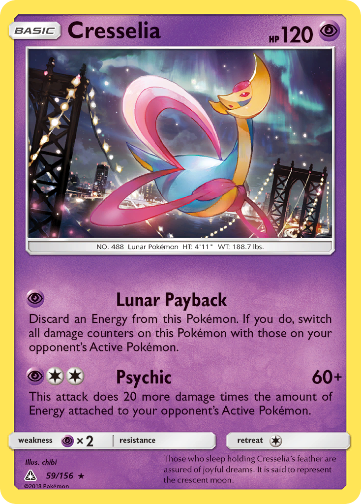 Cresselia (59/156) [Sun & Moon: Ultra Prism] | Exor Games Truro