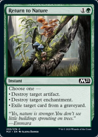 Return to Nature [Core Set 2021] | Exor Games Truro