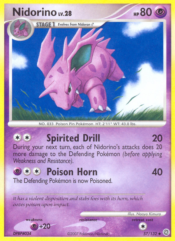 Nidorino (57/132) [Diamond & Pearl: Secret Wonders] | Exor Games Truro