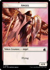 Goblin (0008) // Angel (0002) Double-Sided Token [Ravnica Remastered Tokens] | Exor Games Truro