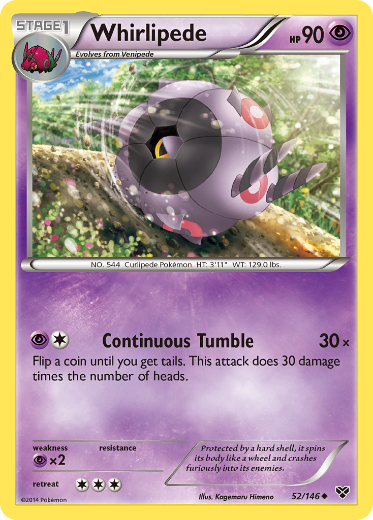 Whirlipede (52/146) [XY: Base Set] | Exor Games Truro