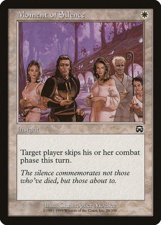 Moment of Silence [Mercadian Masques] | Exor Games Truro