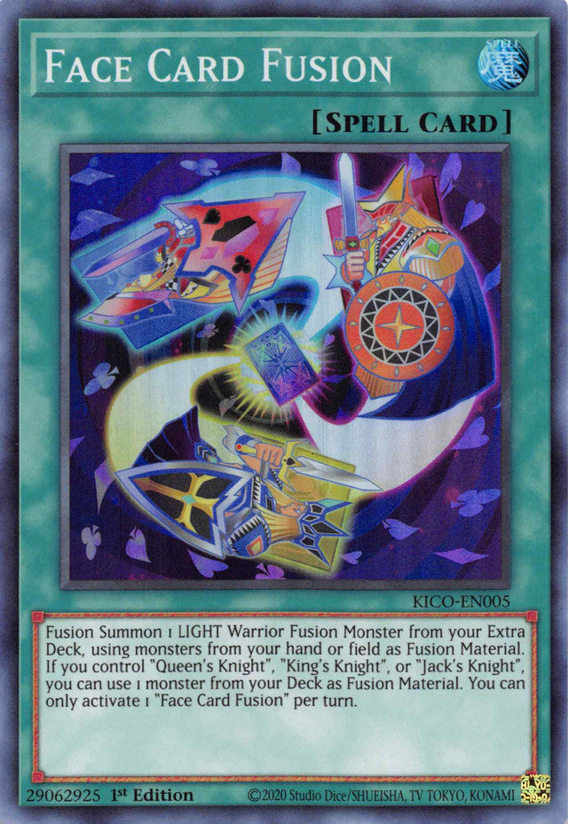 Face Card Fusion (Super Rare) [KICO-EN005] Super Rare | Exor Games Truro