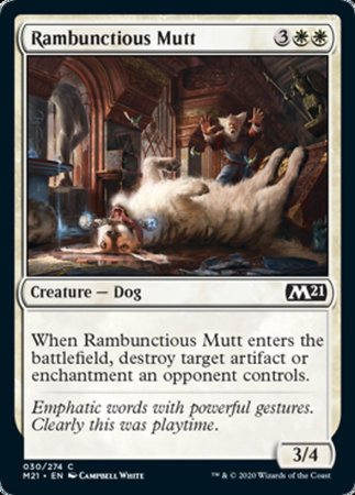 Rambunctious Mutt [Core Set 2021] | Exor Games Truro