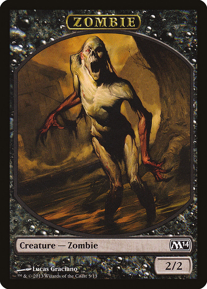 Zombie [Magic 2014 Tokens] | Exor Games Truro