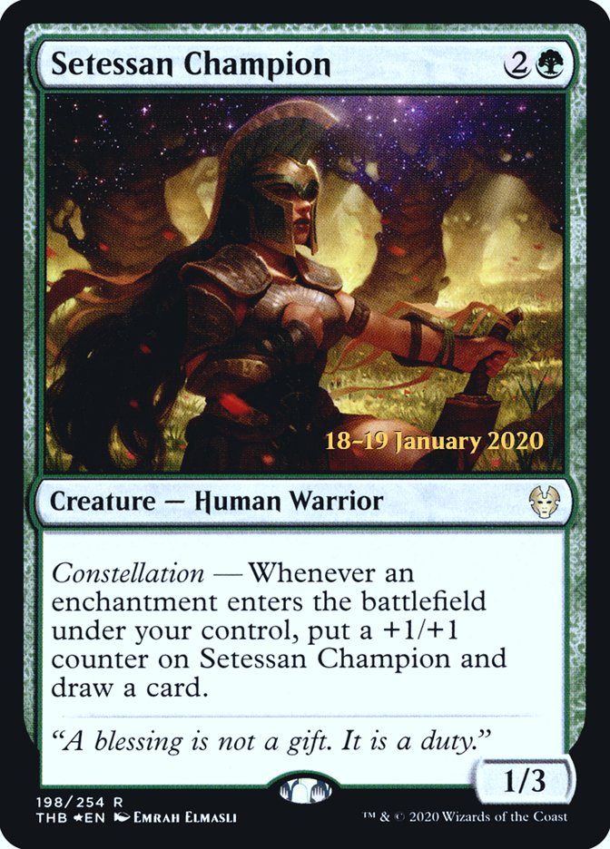 Setessan Champion [Theros Beyond Death Prerelease Promos] | Exor Games Truro