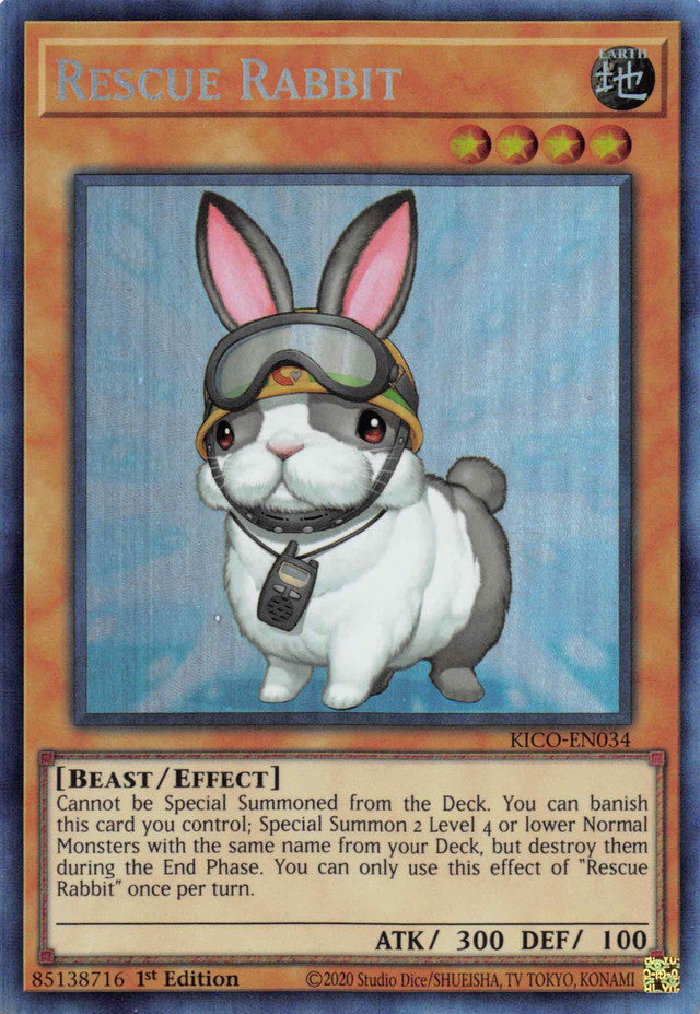 Rescue Rabbit (Collector's Rare) [KICO-EN034] Collector's Rare | Exor Games Truro