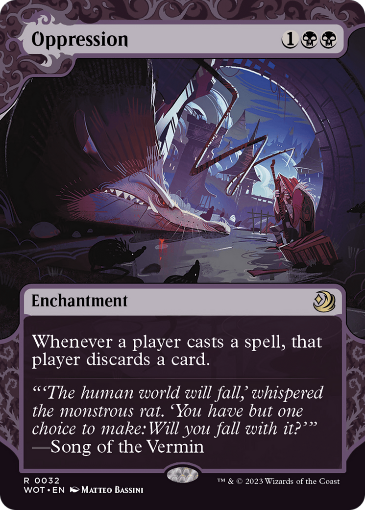 Oppression [Wilds of Eldraine: Enchanting Tales] | Exor Games Truro