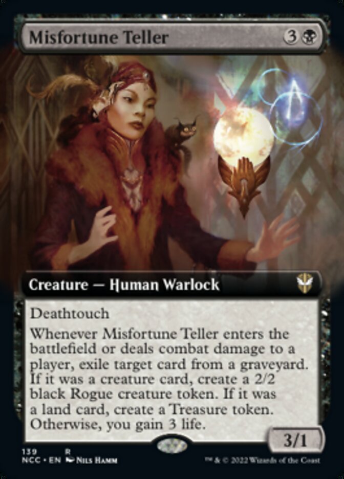 Misfortune Teller (Extended Art) [Streets of New Capenna Commander] | Exor Games Truro