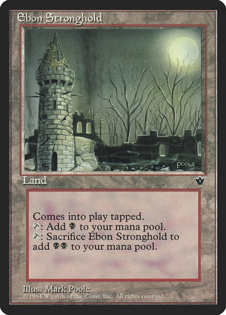Ebon Stronghold [Fallen Empires] | Exor Games Truro