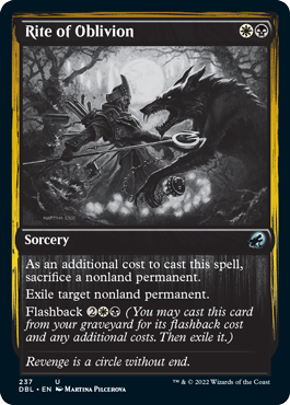 Rite of Oblivion [Innistrad: Double Feature] | Exor Games Truro