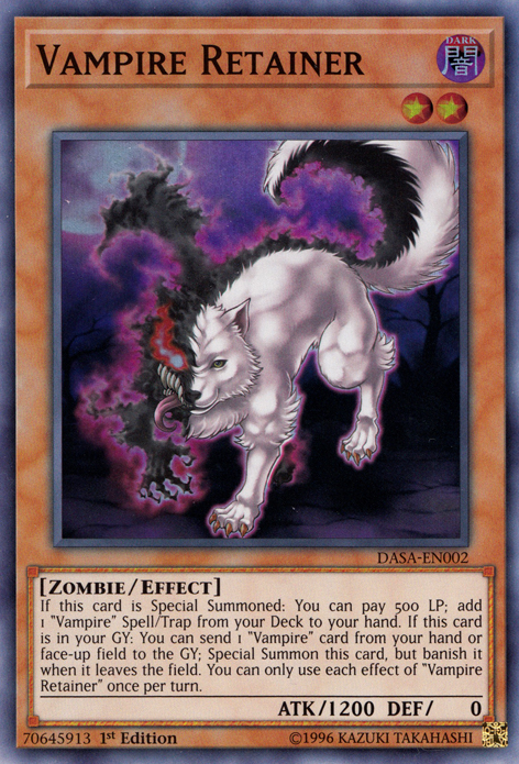Vampire Retainer [DASA-EN002] Super Rare | Exor Games Truro