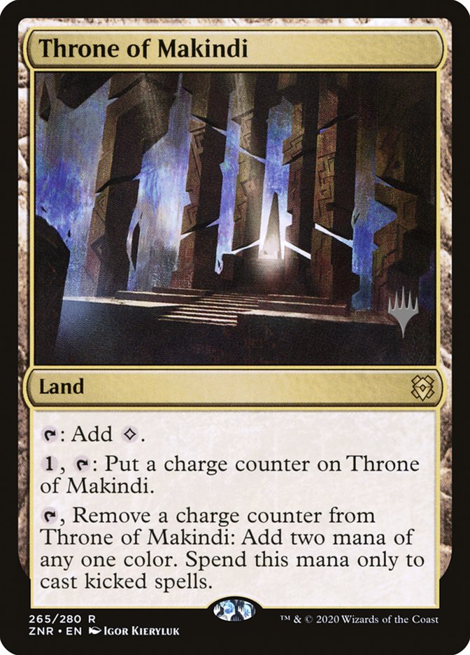 Throne of Makindi (Promo Pack) [Zendikar Rising Promos] | Exor Games Truro