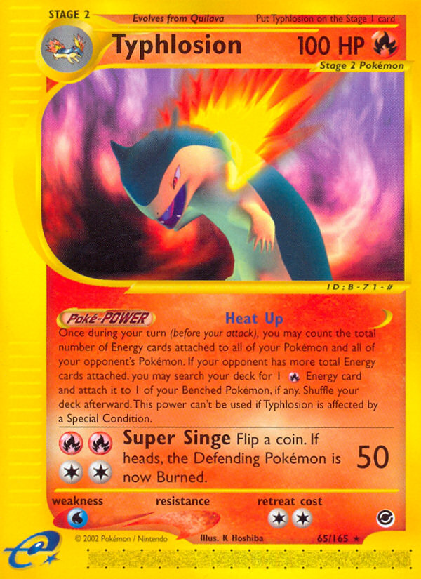 Typhlosion (65/165) [Expedition: Base Set] | Exor Games Truro