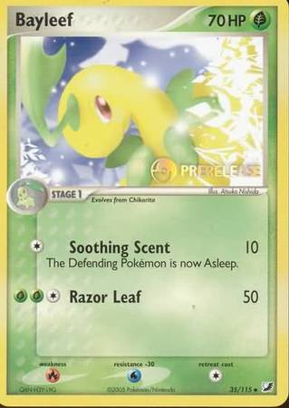 Bayleef (35/115) (Prerelease Promo) [Nintendo: Black Star Promos] | Exor Games Truro