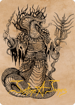 Sivriss, Nightmare Speaker Art Card (51) (Gold-Stamped Signature) [Commander Legends: Battle for Baldur's Gate Art Series] | Exor Games Truro