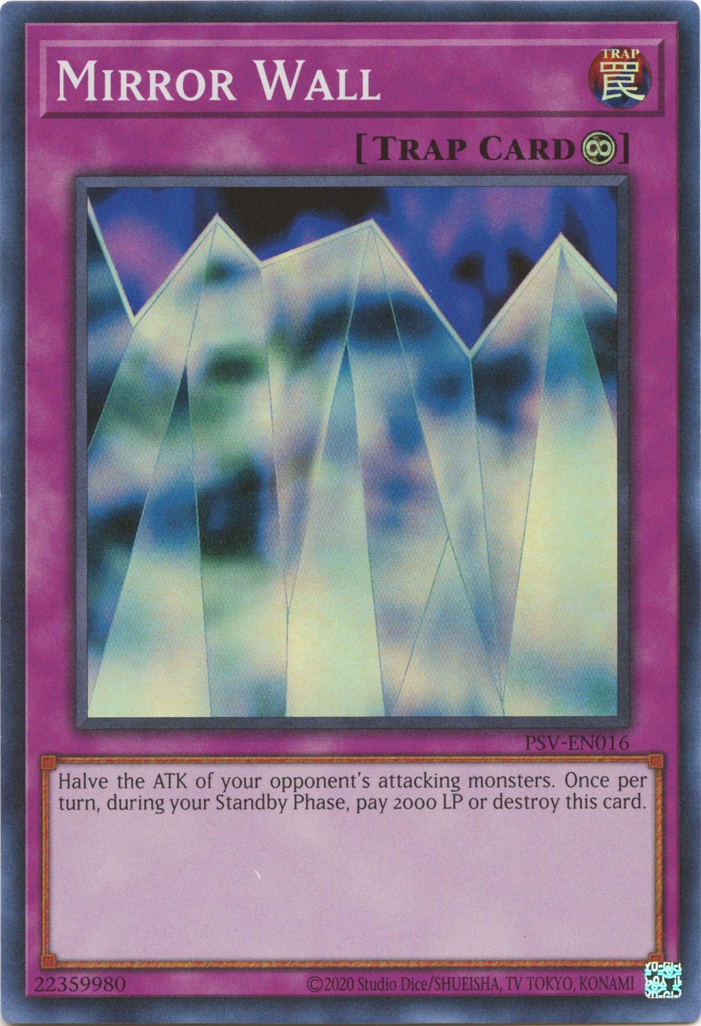 Mirror Wall (25th Anniversary) [PSV-EN016] Super Rare | Exor Games Truro
