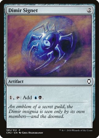 Dimir Signet [Commander Anthology Volume II] | Exor Games Truro