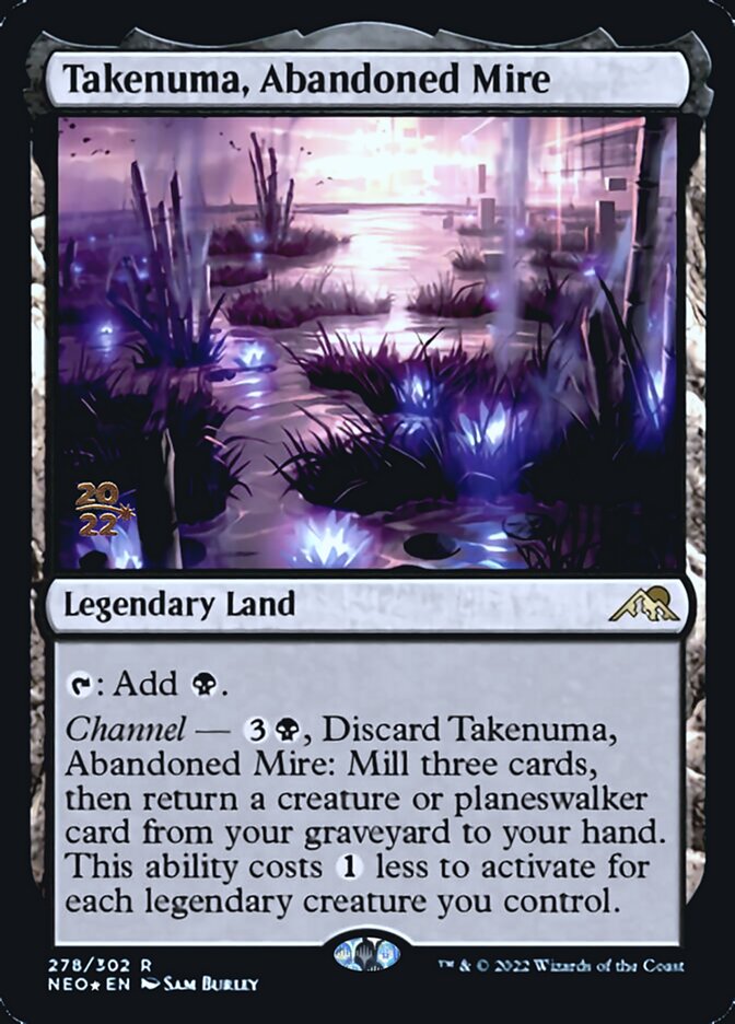 Takenuma, Abandoned Mire [Kamigawa: Neon Dynasty Prerelease Promos] | Exor Games Truro