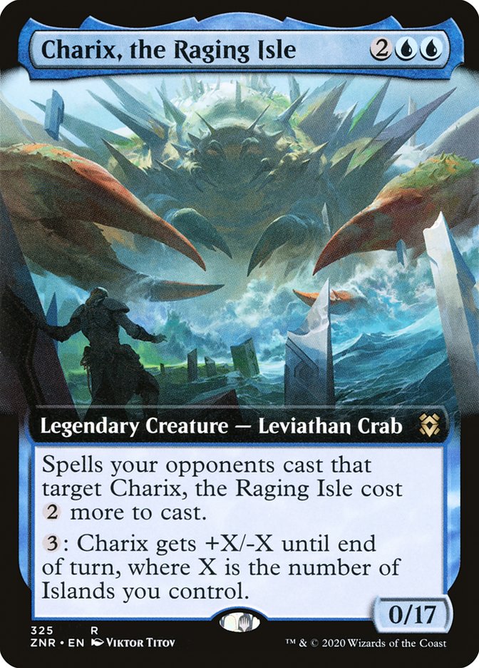 Charix, the Raging Isle (Extended Art) [Zendikar Rising] | Exor Games Truro