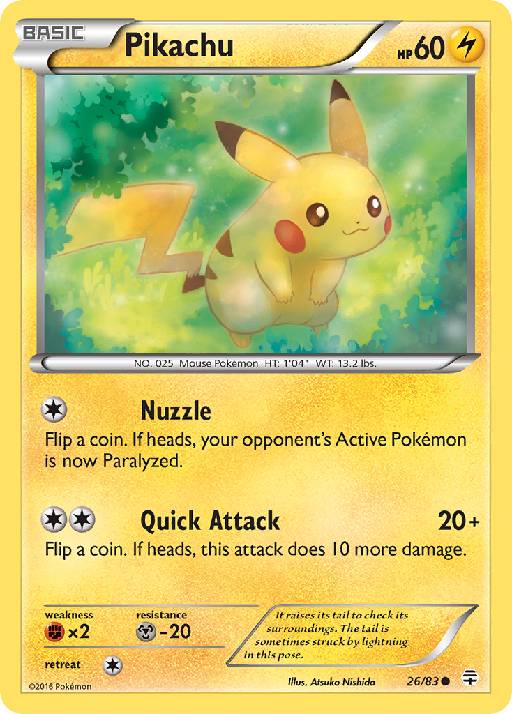 Pikachu (26/83) [XY: Generations] | Exor Games Truro