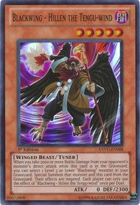 Blackwing - Hillen the Tengu-wind [EXVC-EN008] Super Rare | Exor Games Truro