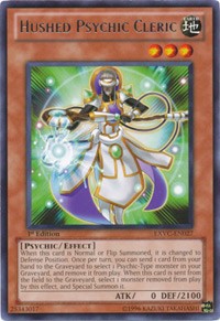 Hushed Psychic Cleric [EXVC-EN027] Rare | Exor Games Truro