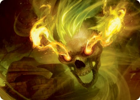 Flameskull Art Card [Dungeons & Dragons: Adventures in the Forgotten Realms Art Series] | Exor Games Truro