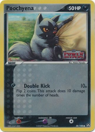 Poochyena (58/108) (Stamped) [EX: Power Keepers] | Exor Games Truro