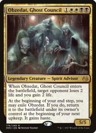 Obzedat, Ghost Council [Modern Masters 2017] | Exor Games Truro