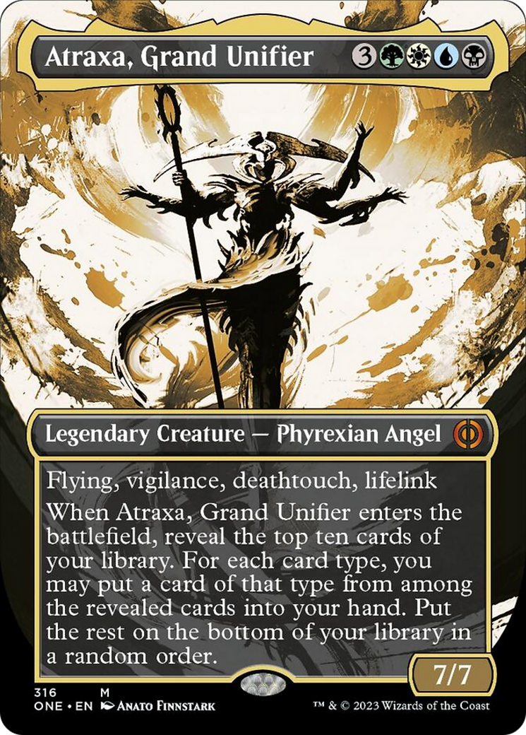 Atraxa, Grand Unifier (Borderless Ichor) [Phyrexia: All Will Be One] | Exor Games Truro