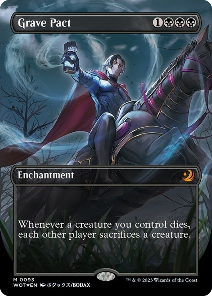 Grave Pact (Anime Borderless) (Confetti Foil) [Wilds of Eldraine: Enchanting Tales] | Exor Games Truro
