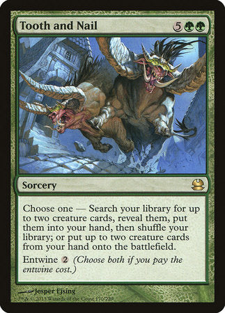 Tooth and Nail [Modern Masters] | Exor Games Truro