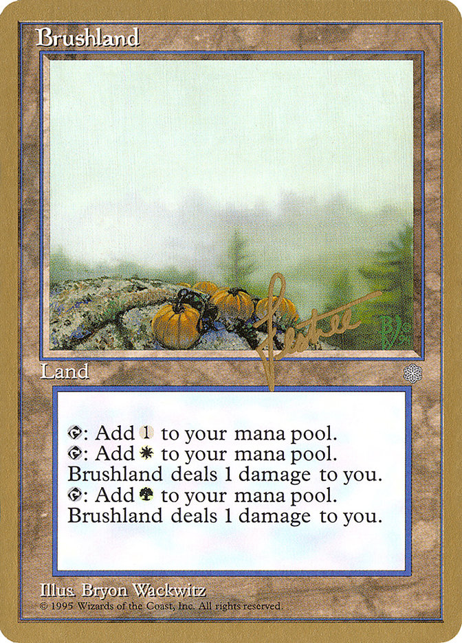 Brushland (Bertrand Lestree) [Pro Tour Collector Set] | Exor Games Truro