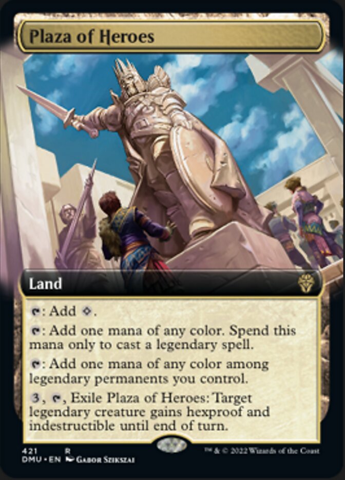 Plaza of Heroes (Extended Art) [Dominaria United] | Exor Games Truro