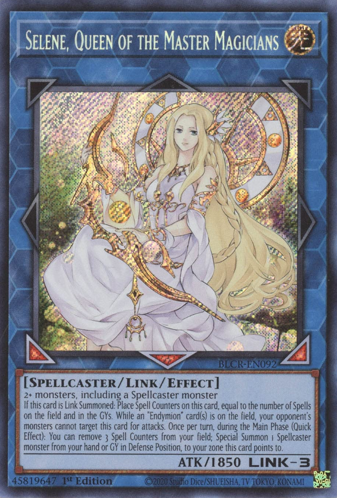 Selene, Queen of the Master Magicians [BLCR-EN092] Secret Rare | Exor Games Truro