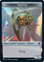 Cat Bird // Thopter Double-Sided Token [Starter Commander Decks] | Exor Games Truro