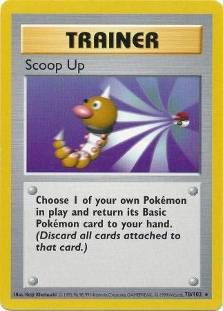 Scoop Up (78/102) [Base Set Shadowless Unlimited] | Exor Games Truro