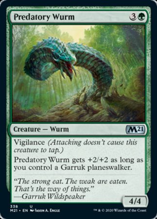 Predatory Wurm [Core Set 2021] | Exor Games Truro