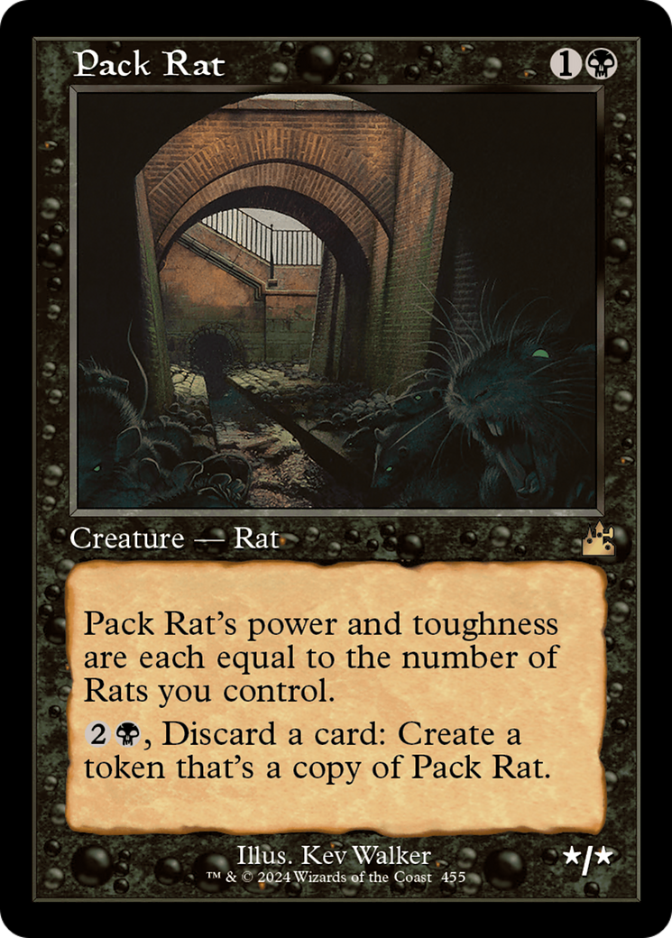 Pack Rat (Retro Frame) [Ravnica Remastered] | Exor Games Truro