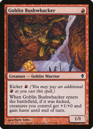 Goblin Bushwhacker [Zendikar] | Exor Games Truro